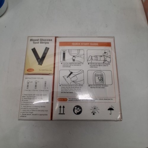 DIABETES BLOOD GLUCOSE MONITOR KIT - WHITE/ORANGE (MODEL:KE-B6) image 3