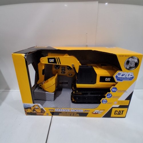 CAT MASSIVE MOVER REMOTE CONTROL RC STEEL EXCAVATOR - BLACK/YELLOW (MODEL: 1851476) image 2
