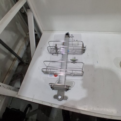 SIMPLEHUMAN ADJUSTABLE SHOWER CADDY - MEDIUM - STAINLESS STEEL AND ANODIZED ALUMINUM (MODEL: BT1098) image 3
