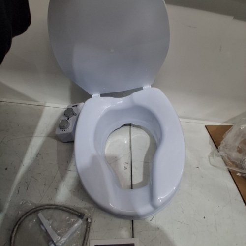 DRIVE MEDICAL PRESERVE TECH RAISE TOILET SEAT WITH BIDET- WHITE- (MODEL-RTL12C005-WH) image 3