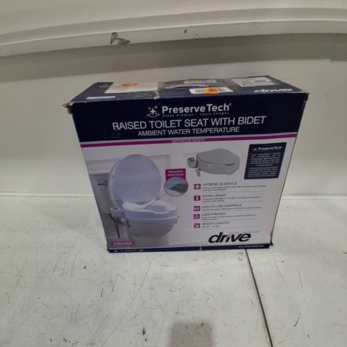 DRIVE MEDICAL PRESERVE TECH RAISE TOILET SEAT WITH BIDET- WHITE- (MODEL-RTL12C005-WH) image 4