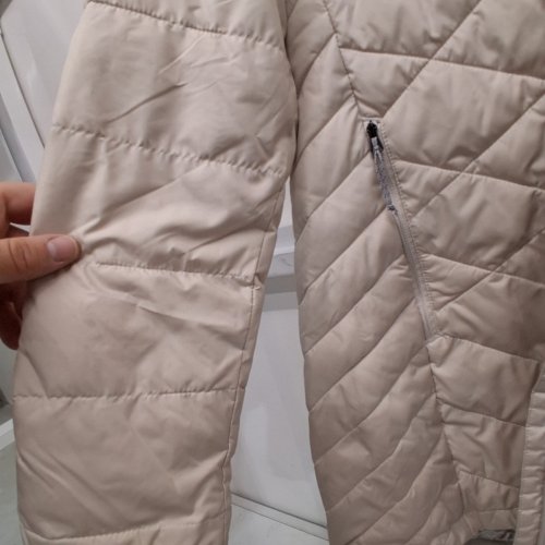 WOMEN'S COLUMBIA HEAVENLY LONG ACTIVE FIT HOODED JACKET COAT - XL - CREME/OFF WHITE - (STYLE: 1738161278 WL0011-278) image 4