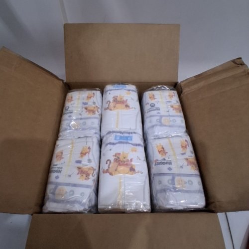 144PK HUGGIES DISNEY BABY LITTLE SNUGGLERS BABY DIAPERS - SIZE NEWBORN (UP TO 10LB) - DISNEY WINNIE THE POOH (MODEL: 55737-N) image 2