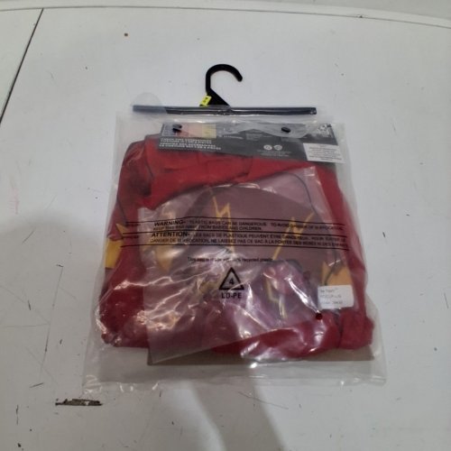 BOY'S DC THE FLASH COSTUME WITH MASK - LARGE - RED image 3