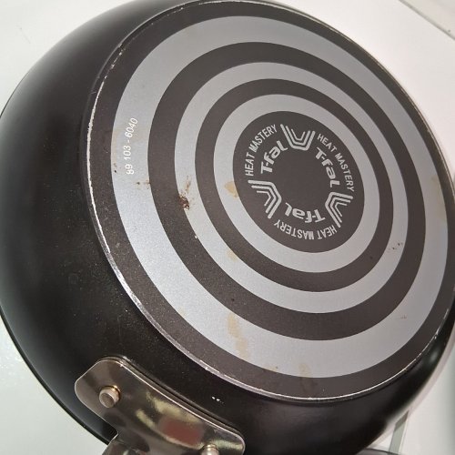 3PC T-FAL CERAMIC NON-STICK SKILLET - 8" -11" - BLACK image 3