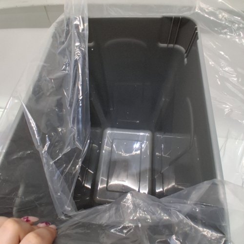 DOUBLE PULL-OUT TRASH CAN - 50QT EACH - GREY (MODEL: BB-LM50L02) image 3