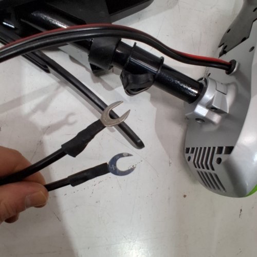 GREENWORKS TROLLING MOTOR FOR BOAT USE - 55LBS THRUST - 12V - GREEN (MODEL: 9000107) image 13
