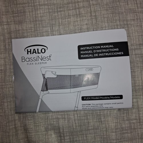 HALO BABY BASSINET BASSINEST FLEX - WHITE/GREY (MODEL: ‎4870) image 3