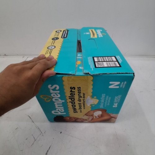 84PK PAMPERS SWADDLERS SIZE - NEWBORN (< 10 LBS) image 4