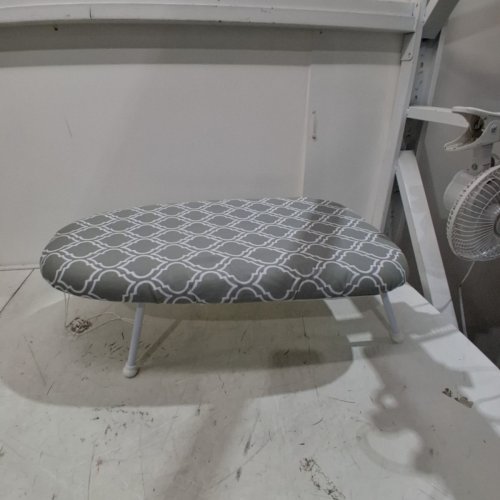 AMAZON BASICS PADDED IRONING BOARD -23.59" X 7.09" - GRAY AND WHITE image 2