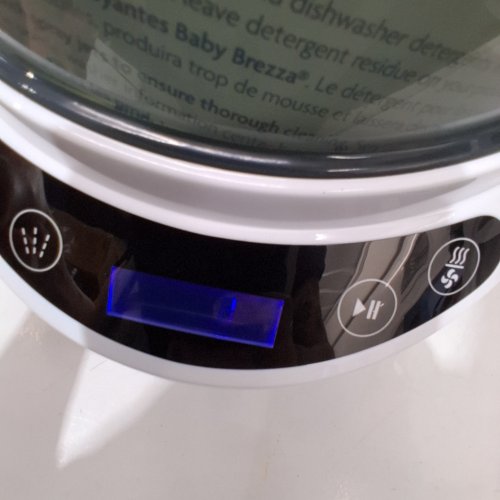 BABYBREZZA BOTTLE WASHER PRO 3-IN-1 WASHER/STERILIZER/DRYER - HOLDS 4 BOTTLES - BLACK/WHITE (MODEL: BRZ0103) image 2