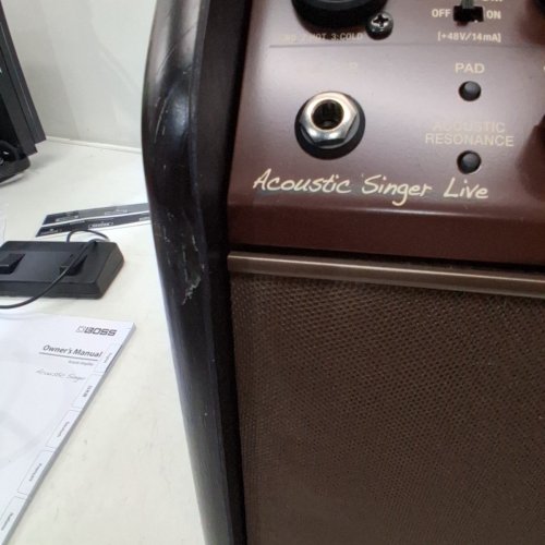 BOSS ACOUSTIC SINGER LIVE AMPLIFIER - 60W - 6.5" WOOFER - BROWN (MODEL: ACS-LIVE) image 8