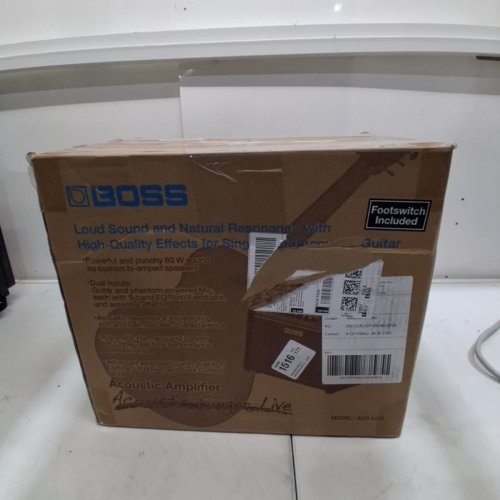 BOSS ACOUSTIC SINGER LIVE AMPLIFIER - 60W - 6.5" WOOFER - BROWN (MODEL: ACS-LIVE) image 11