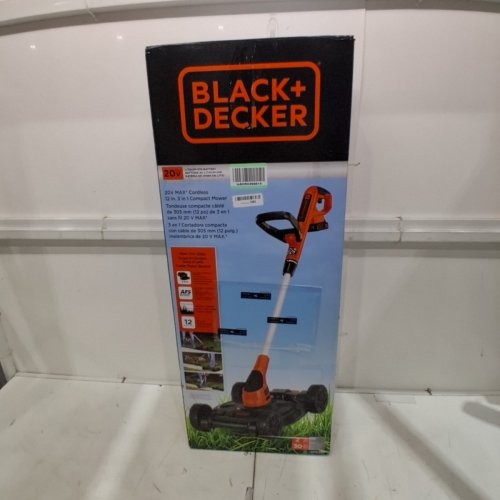 BLACK+DECKER 3-IN-1CORDLESS STRING TRIMMER, EDGER, AND LAWN MOWER WITH 2 BATTERIES, AND CHARGER - 6.5 AMP - ORANGE/BLACK (MODEL : MTC220/LST220) image 7