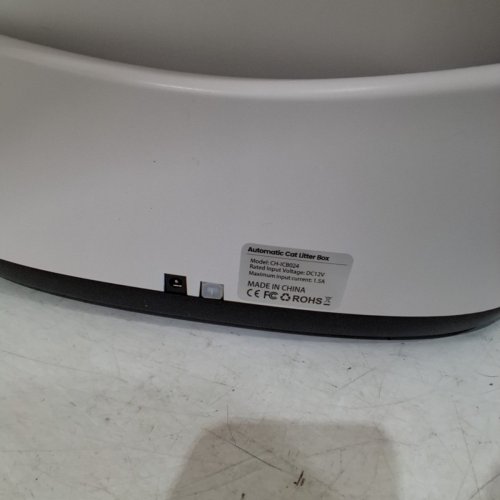 OPEN-TOP AUTOMATIC ROBOT LITTER BOX FOR MULTIPLE CATS WITH APP CONTROL - 10L - WHITE (MODEL: CH-ICB024) image 4