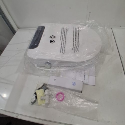 QMU HEATED BIDET TOILET SEAT ELONGATED WITH LED DISPLAY & REMOTE CONTROL - WHITE image 3