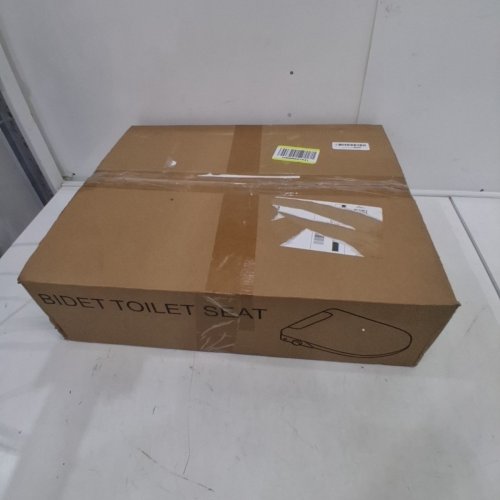QMU HEATED BIDET TOILET SEAT ELONGATED WITH LED DISPLAY & REMOTE CONTROL - WHITE image 6