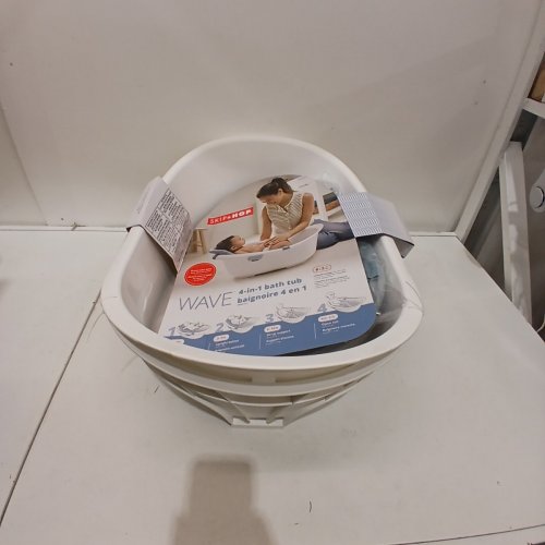 SKIP HOP WAVE 4-IN-1 BABY BATH TUB - NEWBORN TO 2YEARS - 15LB TO 25LB (MODEL: 9L511910) image 2