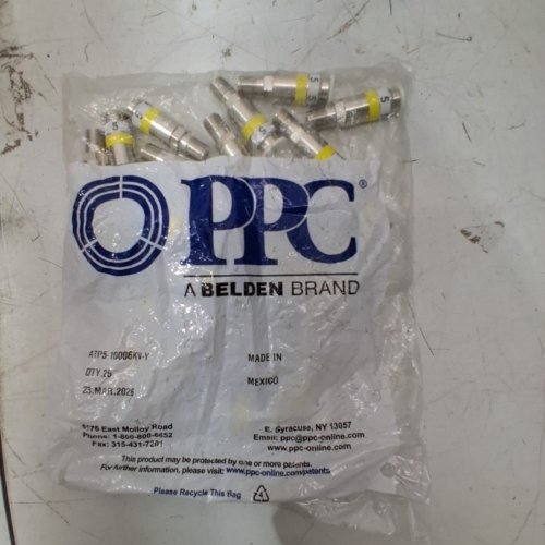 25PK PPC BELDEN BRAND ULTRA-PRECISION ATTENUATORS - (MODEL: ATP5-10006KV-Y) image 2