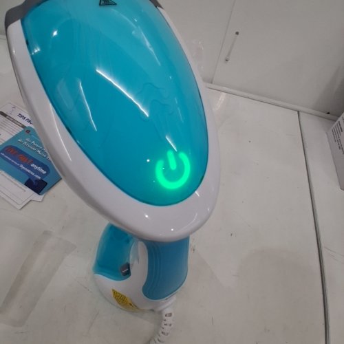 BEAUTURAL HANDHELD CLOTHING STEAMER WITH 30-SECOND HEAT UP & 8.79OZ WATER TANK - 1200W - AQUA/WHITE - (MODEL: 722NA-0001) image 2