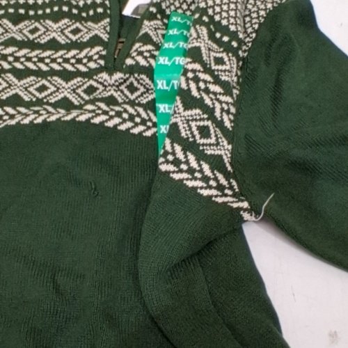 MEN'S WEATHERPROOF VINTAGE STYLE WINTER SWEATER - EXTRA LARGE - GREEN (STYLE: 1914523) image 3