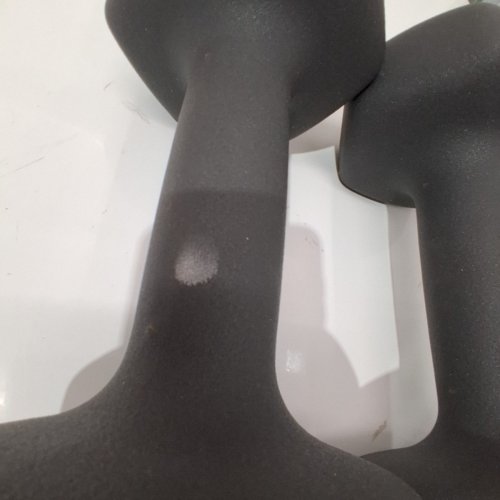 2PK AMAZON BASICS NEOPRENE COATED DUMBELL WEIGHT SET - 15LB - BLACK - (MODEL: DB1001) image 4