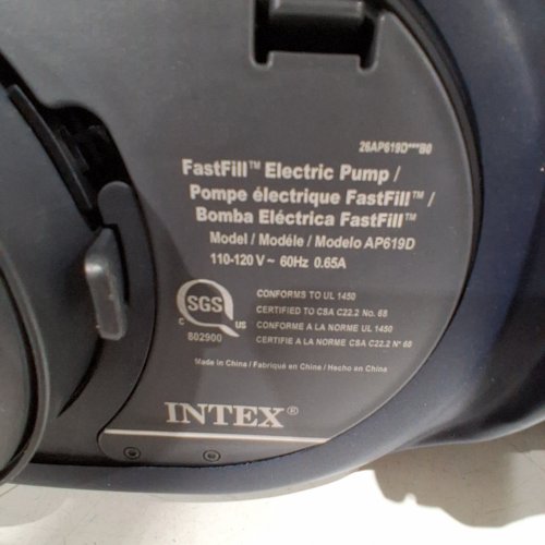 INTEX DURA-BEAM PLUS PILLOW REST RAISED AIRBED WITH INTERNAL PUMP - TWIN- 16.5" - BLACK image 2