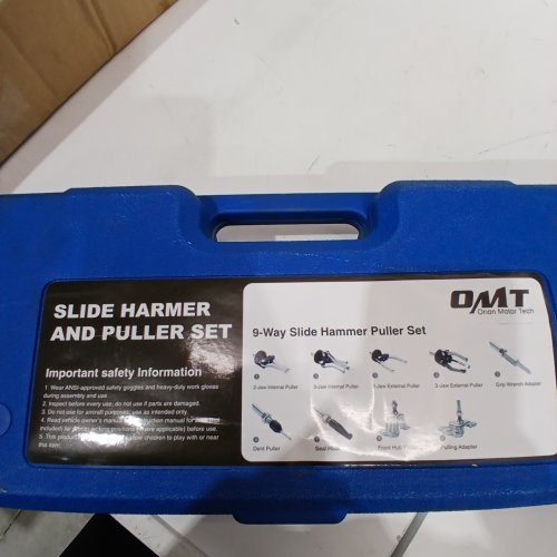 9PC OMT ORION MOTOR SLIDE HARMER AND PULLER SET - BLUE / GREY (MODEL: AM-BJS0002RD) image 7