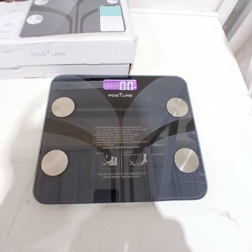 POSTURE SMART BODY COMPOSITION SCALE - 400 LBS CAP - BLACK (MODEL: FG220LB) image 2