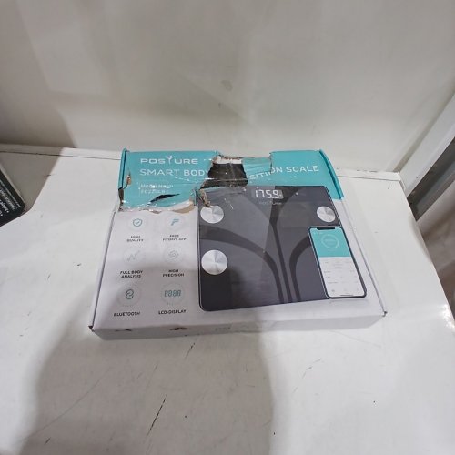 POSTURE SMART BODY COMPOSITION SCALE - 400 LBS CAP - BLACK (MODEL: FG220LB) image 4