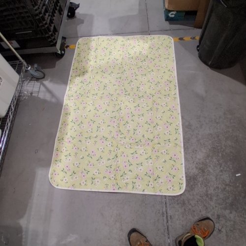 FLORAL BABY CHANGING PAD - PALE YELLOW image 2