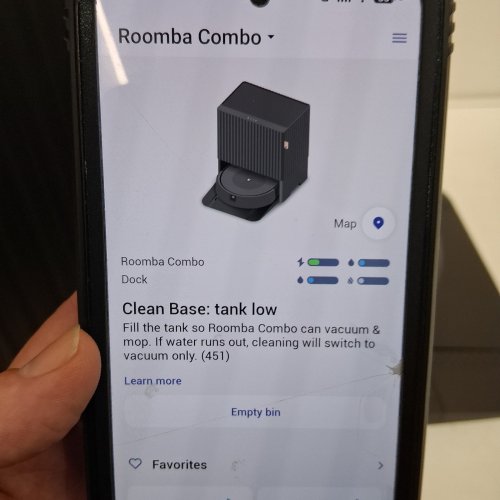 IROBOT ROOMBA COMBO 10 MAX ROBOT VACUUM AND MOP WITH AUTOWASH DOCK - MULTI-FUNCTIONAL BASE, REFILLS BIN, SELF-EMPTYING, AUTO-RETRACT MOP PAD, AVOIDS OBSTACLES - BLACK (MODEL: X085020) image 2