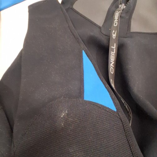 YOUTH O'NEILL BACK ZIP FULL WETSUIT - MEDIUM - BLACK /BLUE image 4