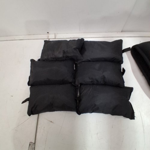 LIVEET ADJUSTABLE WEIGHTED VEST/ 6 IRONSAND BAGS - 20-32LBS - BLACK - (MODEL: FWV-LB32-BK) image 4