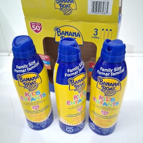 3PK BANANA BOAT TEAR FREE SPRAY SUNSCREEN SPF 50 - 226G/EACH image 4