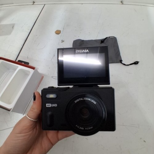 VIVITAR DIGITAL CAMERA WITH 8X DIGITAL ZOOM AND 3" LED DISPLAY - 4K HD - 20MP - BLACK (MODEL: VECXX99) image 4