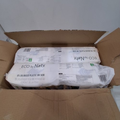 80PK ECO BY NATY PREMIUM DISPOSABLE PLANT BASED ECOLOGICAL DIAPERS - SIZE 5 image 3