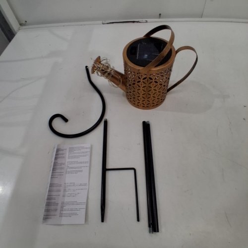 UNBRANDED WATERING CAN SOLAR GARDEN LIGHT image 3