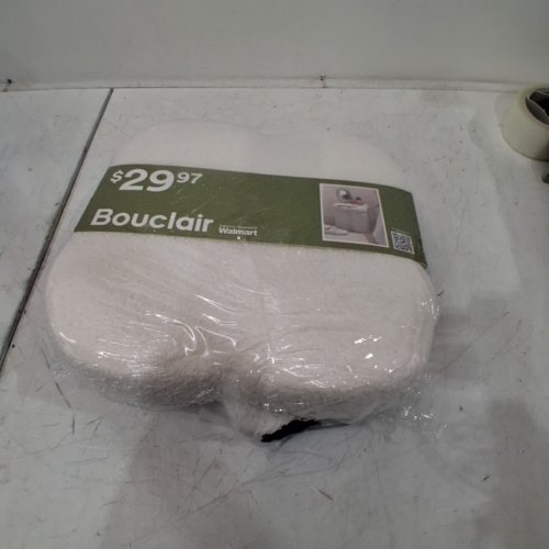 FLOWER STORAGE OTTOMAN CUBE - 14" - WHITE image 4