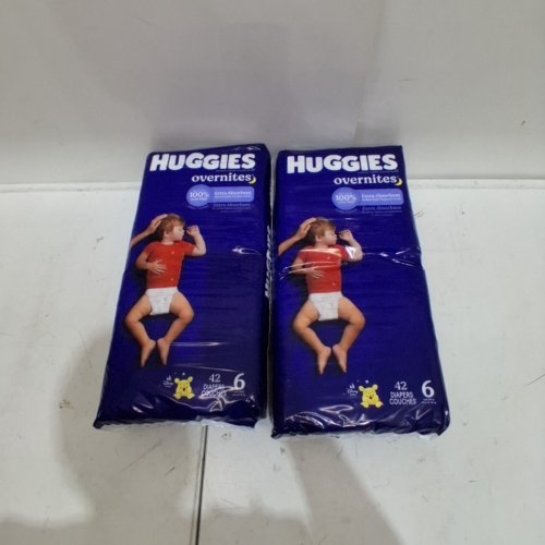 84PK HUGGIES OVERNITES DIAPERS - SIZE 6 - WINNIE THE POOH image 2
