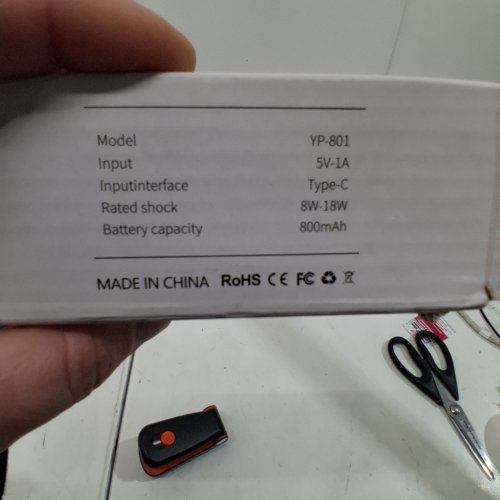NEATEST PORTABLE MINI HEAT-SEALING MACHINE - BLACK/ORANGE (MODEL: YP-801) image 3