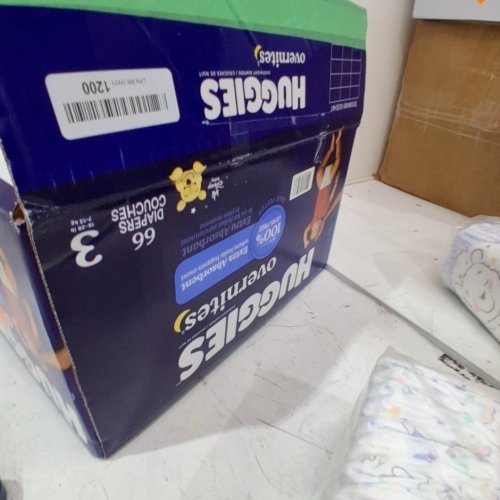 63PK HUGGIES OVERNITES NIGHT TIME DISPOSABLE DIAPERS - SIZE 3 - DISNEY WINNIE THE POOH (MODEL: 53597) image 2