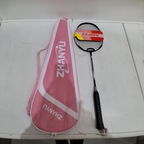 ZHANYU BADMINTON RACKET & BAG - 25" (BLACK / PINK) image 2