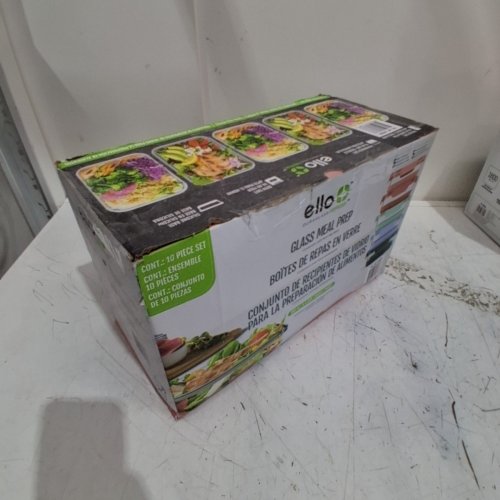 8PC ELLO GLASS MEAL PREP CONTAINER SET - 800ML - MULTICOLOURED (MODEL : 1901862) image 5