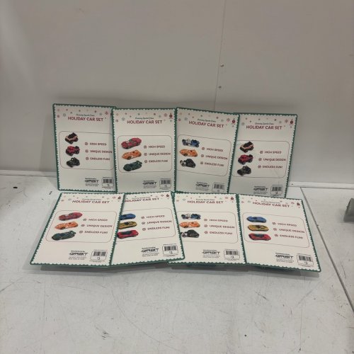 8 (3PK) ASSORTED HOLIDAY TOY CAR SETS (24 CARS TOTAL) image 2