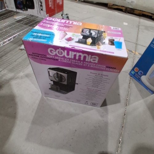 GOURMIA AUTOMATIC SOFT SERVE ICE CREAM AND FROZEN DRINK MAKER - 2L - 2.11QT - BLACK (MODEL: GSI1060BK) image 8