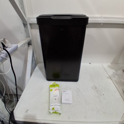 EKO MIRAGE-T TOUCHLESS RECTANGULAR MOTION SENSOR TRASH CAN - 50 L - BLACK (MODEL: EK9278TBMT-50 L) image 3