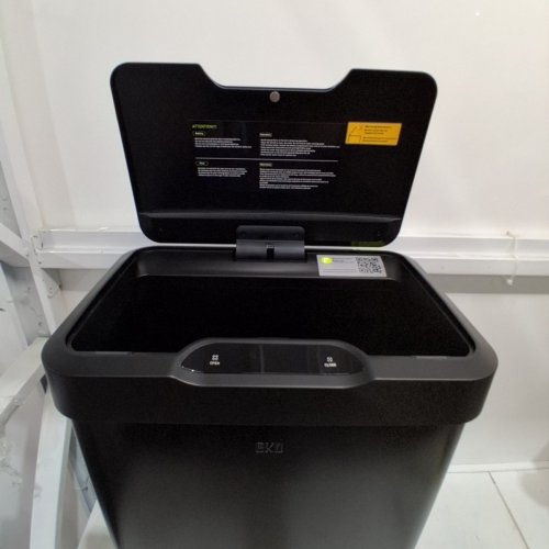 EKO MIRAGE-T TOUCHLESS RECTANGULAR MOTION SENSOR TRASH CAN - 50 L - BLACK (MODEL: EK9278TBMT-50 L) image 6
