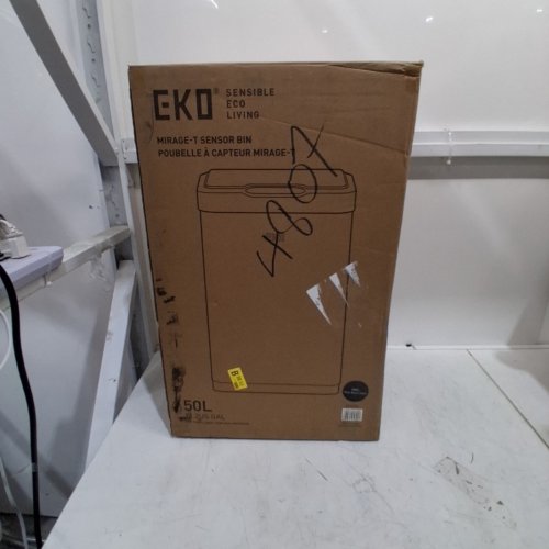 EKO MIRAGE-T TOUCHLESS RECTANGULAR MOTION SENSOR TRASH CAN - 50 L - BLACK (MODEL: EK9278TBMT-50 L) image 10