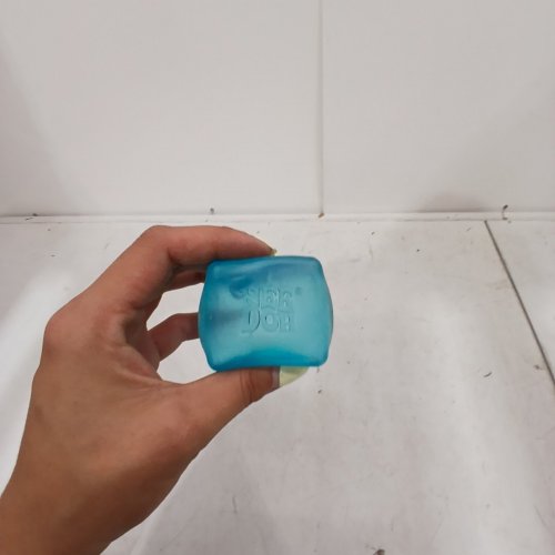 NEE DOH NICE CUBE SQUISHY STRESS BALL TOY - BLUE image 2